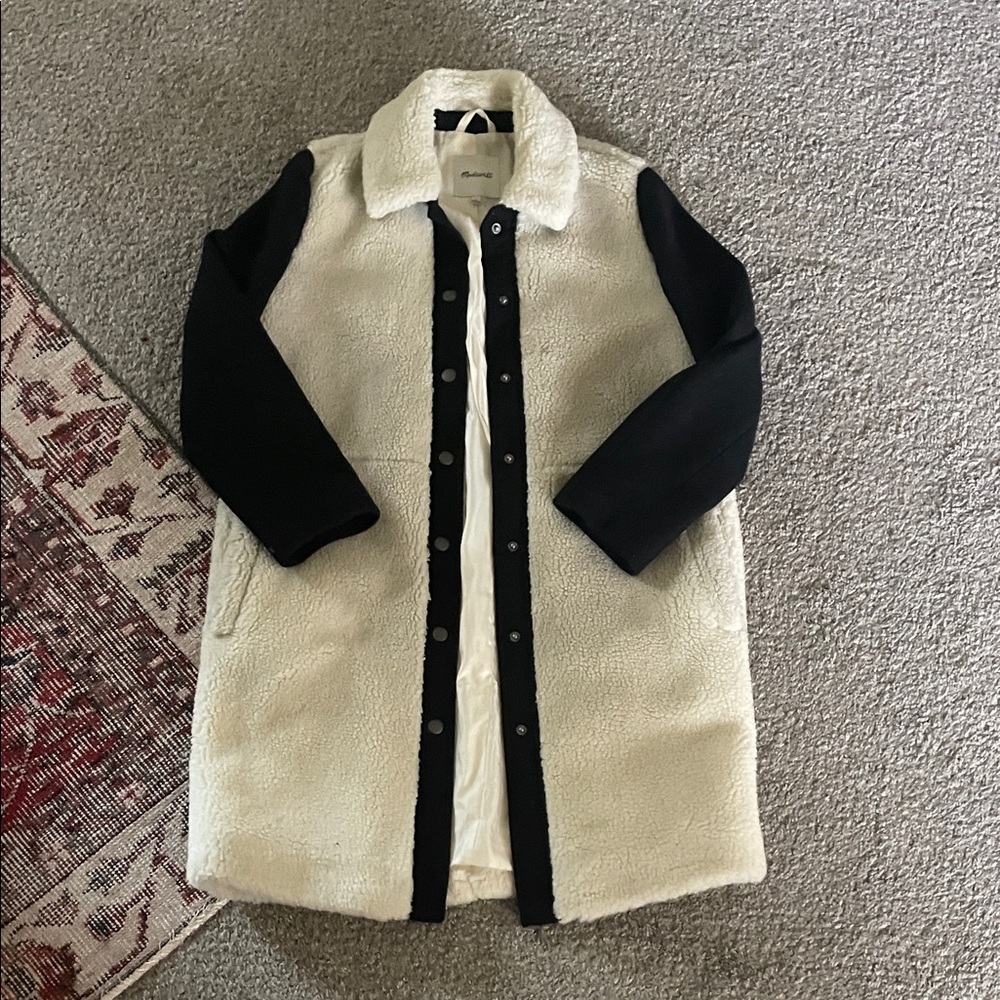 Perfect Madewell Sherpa Coat